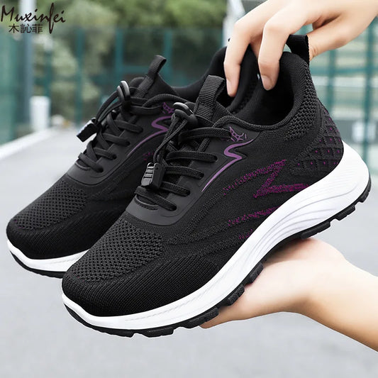 2025 Spring Women's Casual Sports Shoes Breathable and Comfortable Outdoor High Quality Single Shoes Trendy Women's Shoes.