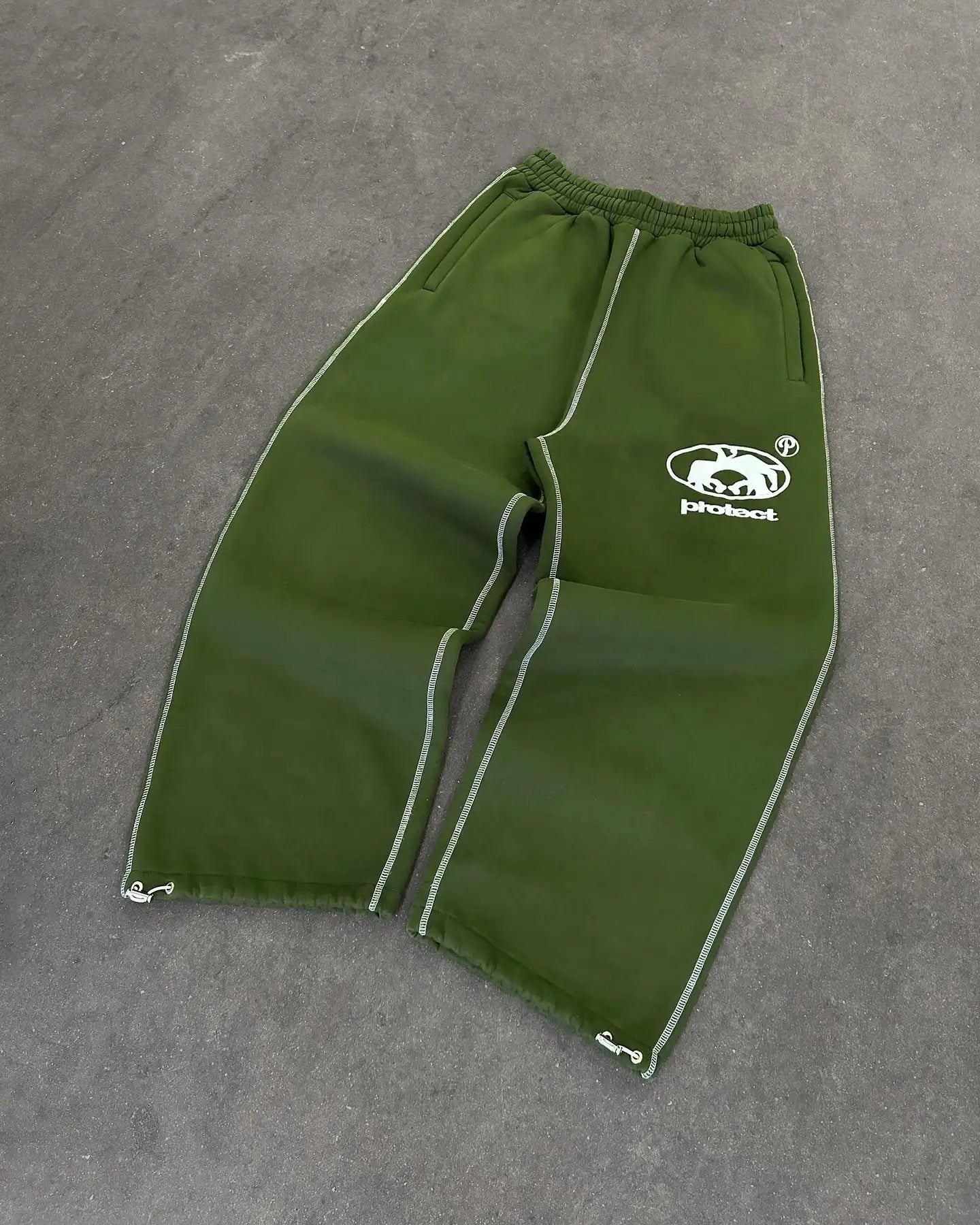 Streetwear PROTECT Mode Brief Stickerei Lose Jogginghose männer Und frauen Y2K Harajuku Hip-Hop Gothic Casual Joker Hosen