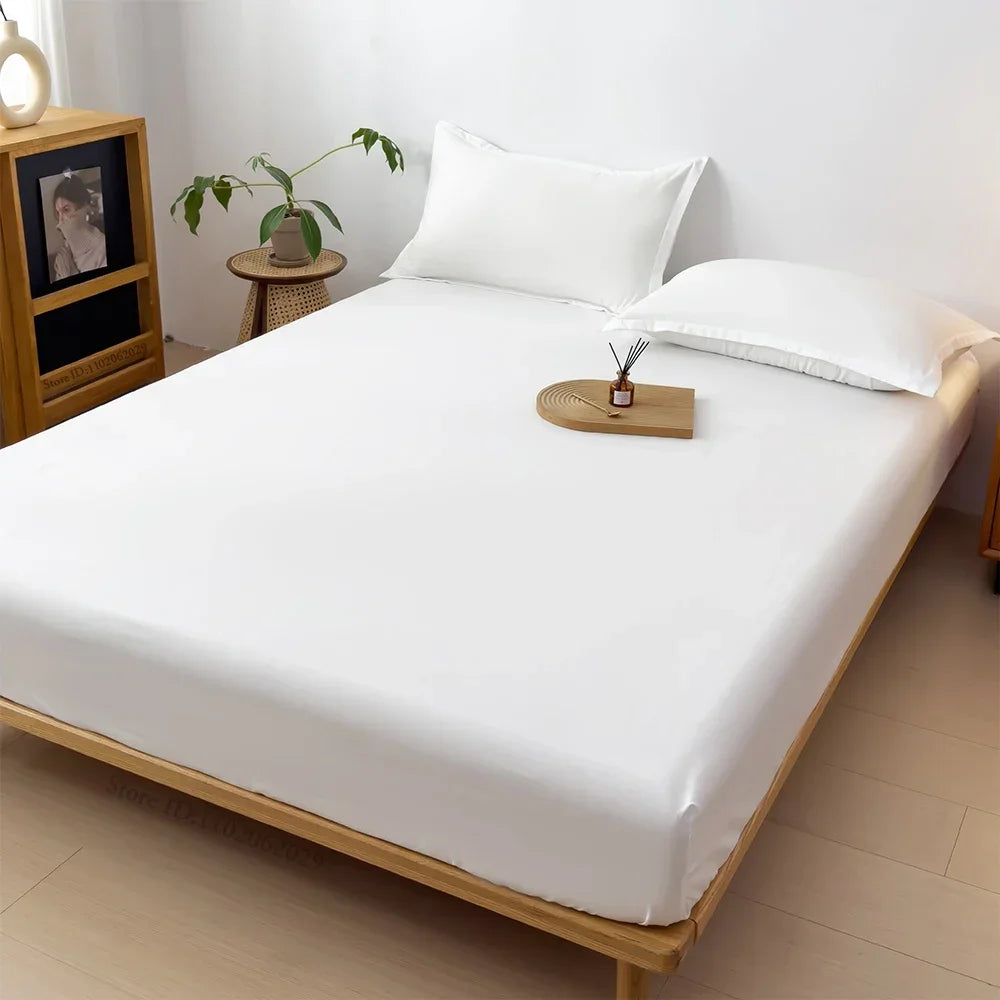 Mattress Covers Fitted Sheets Bed Bedspreads Fabric Thick Mattress Protector for Single Double King Queen Size Beds.