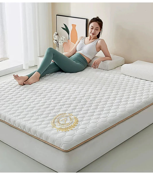 Fünf-schichtige material zusammensetzung matratze verdicken 4/7 cm Haushalt Einzel Doppel Schwamm latex füllung matratzen Tatami Boden Matte