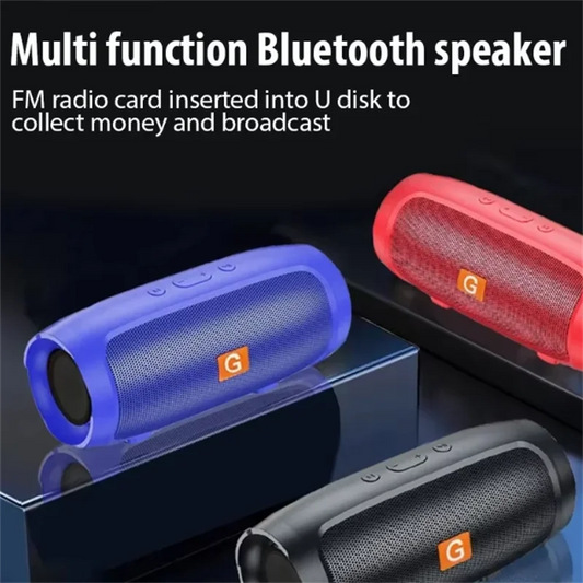 Portable Subwoofer Bluetooth Speakers Outdoor Stereo Surround Waterproof Loudspeaker Wireless Sound Box Support FM Radio TF Card.