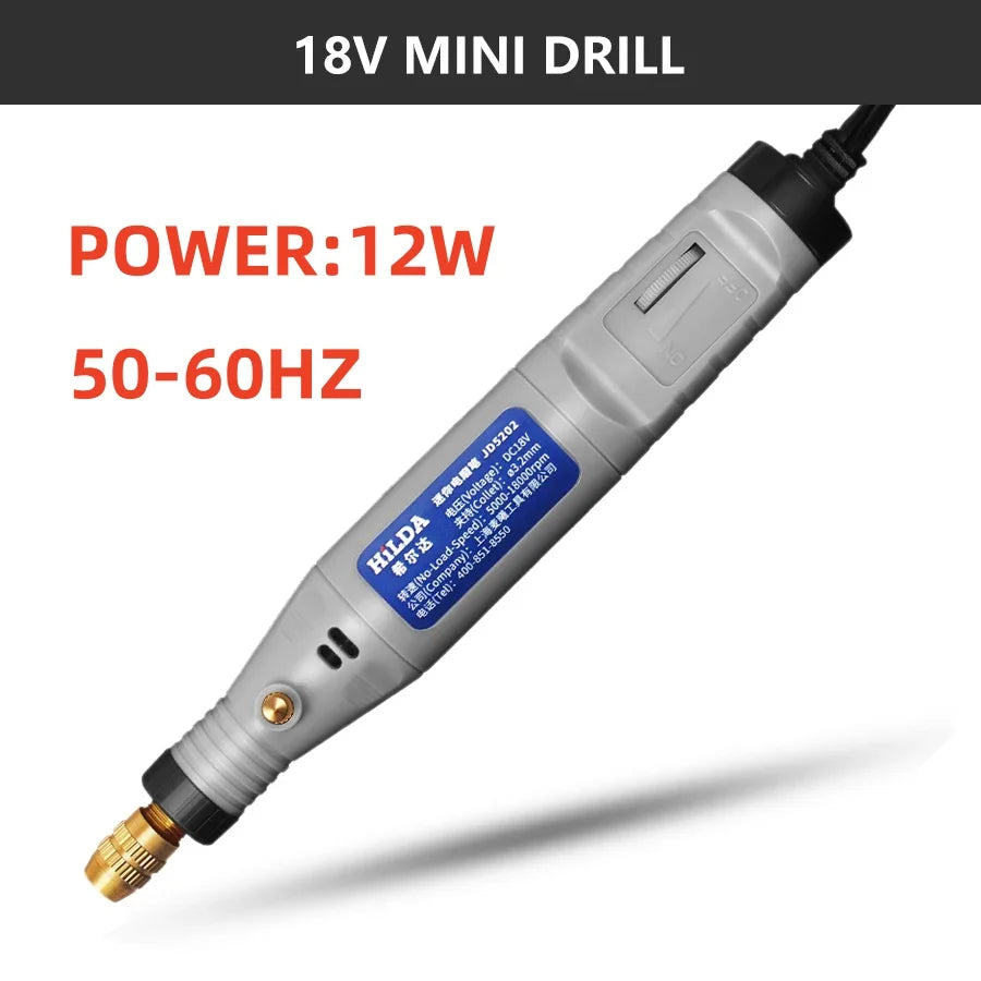 Hilda 12V Schnitz stift mit Schleif zubehör Set multifunktion aler Mini Carving Pen Mini Diamant Dreh werkzeug