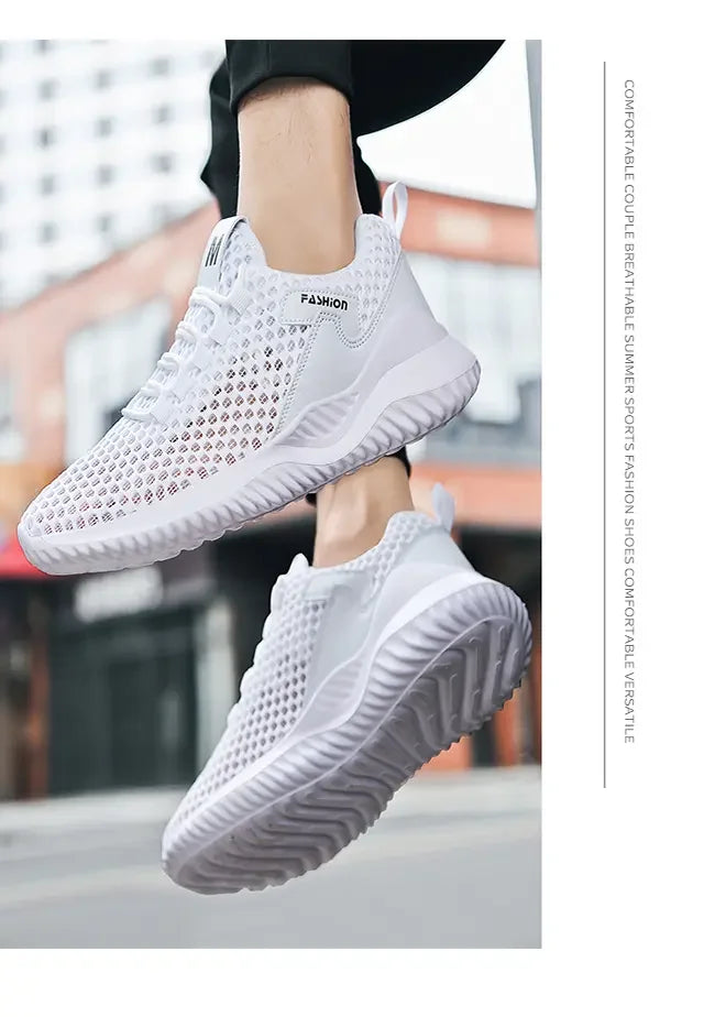 Sommer Tennis Casual Mesh Schuhe Atmungsaktive Hohl training fitness Plattform Weichen Boden Läuft Leichte Vulkanisierte Schuhe