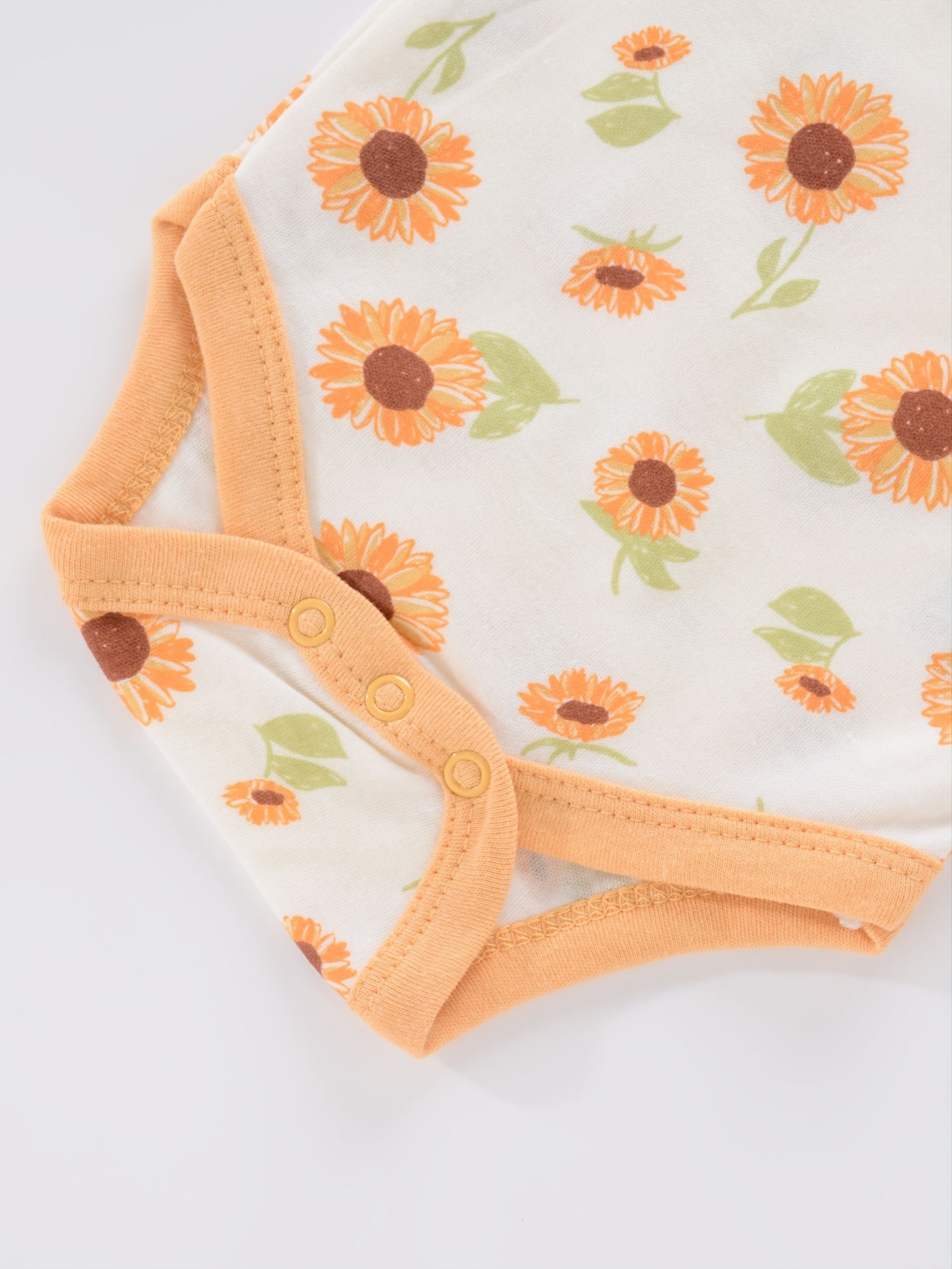 4PCS Neugeborenen Strampler Kurzarm Rundhals Cartoon Tier Blumen Drucken Body Onesies Für Baby Jungen Und Mädchen Kleidung