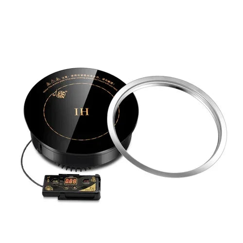 Mini Electric Magnetic Induction Cooker Wire control Embedded Hotpot Hob Burner Waterproof hot pot Tea Boiler Stove Cooktop 800W.
