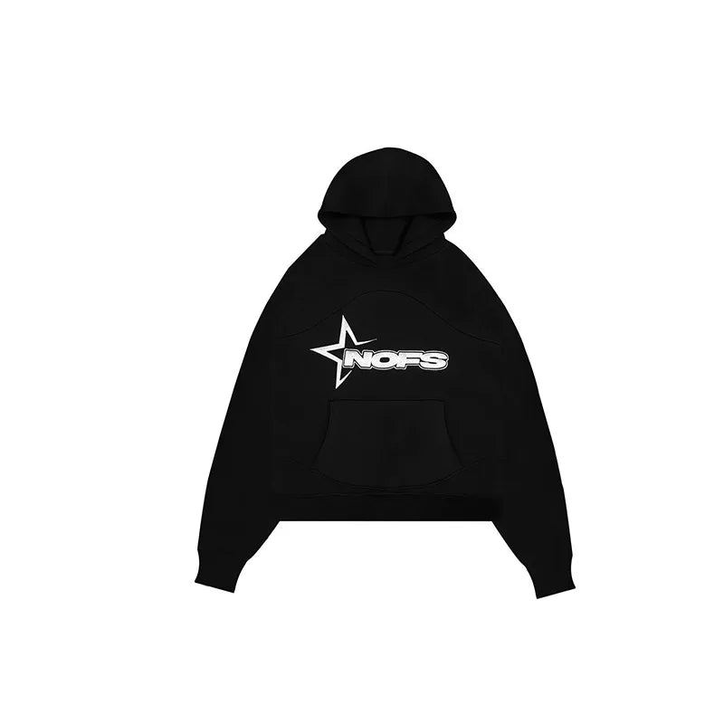 Y2K Herrenbekleidung Buchstaben Grafik bedruckt 2-teiliges Set Trainingsanzug Herren Kapuzenpullover + Freizeithose Sportbekleidung Anzug 2024 Neu