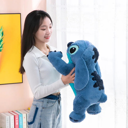 45-80cm Lilo & Stitch Disney Plush Doll Big Stuffed Animals Toys Pillow for Sleep Children Birthday Gift Valentine's Day Present.