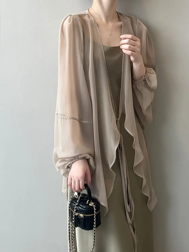 Jacken Frauen Elegante Sommer Sun-proof Zarte Mode Täglichen Lose Einfache Feste Alle-spiel Grundlegende Stilvolle Koreanische stil Puff Hülse