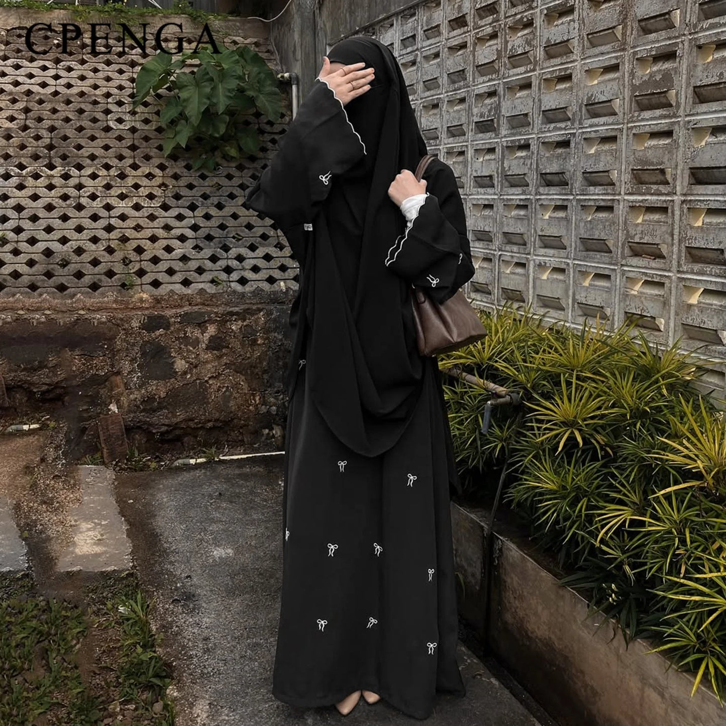 Luxus Dubai Schmetterling Stickerei Abaya Muslimische Frauen Modest Kleid Islamischen Femme Urlaub Outfit 2025, Mode Türkei Kaftan Robe