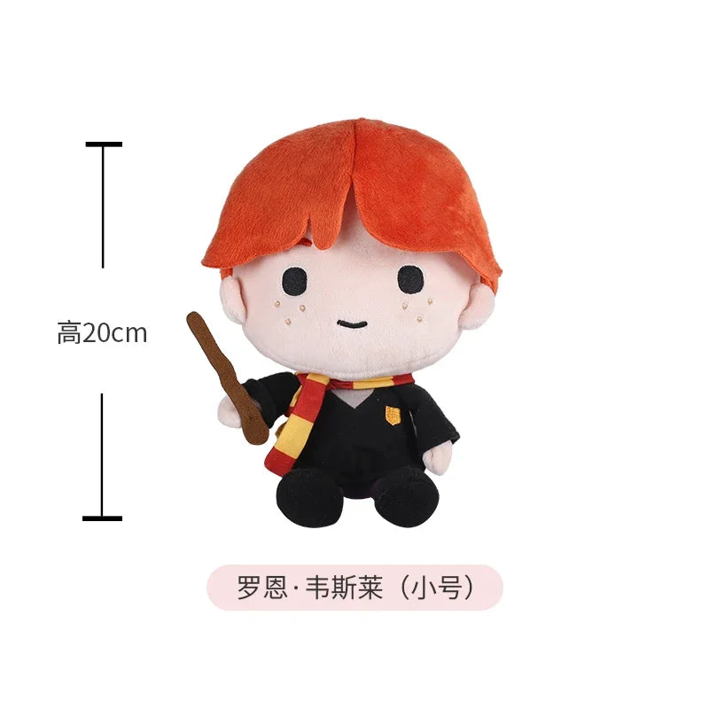20/25cm Harry Potter Plush Toy Scarf Ron Movie TV Character Doll Soft Filling Stuffed Figure Collectible Gift Set