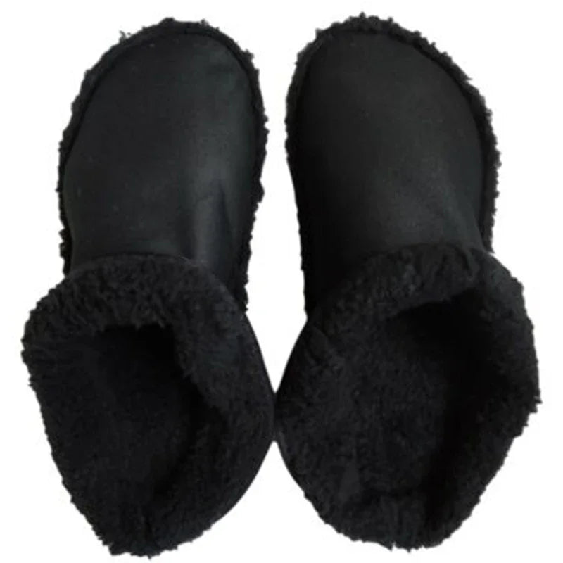 1 paar Loch Schuhe Samt Liner Winter Warme Schuhe Abdeckungen Verdickte Weiche Schuhe Abdeckung Abnehmbare Baumwolle Hülse Plüsch Innen Liner