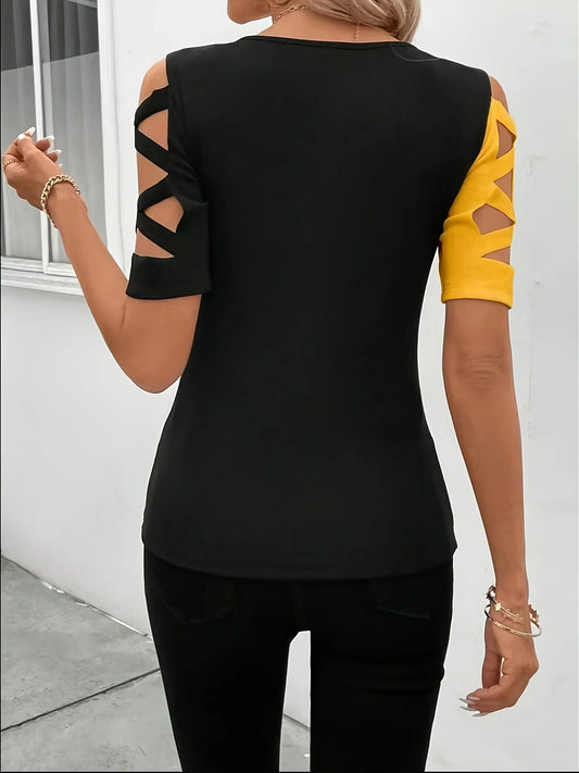 2025 Plus Size New Women's Fashion T-Shirt Tops For Spring And Summer In Europe And America.