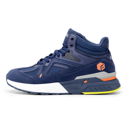 FitVille Herren-High-Top-Basketballschuhe, verbreitert, leicht, lässig, atmungsaktiv, für männliche geschwollene Füße, lindert Schmerzen.