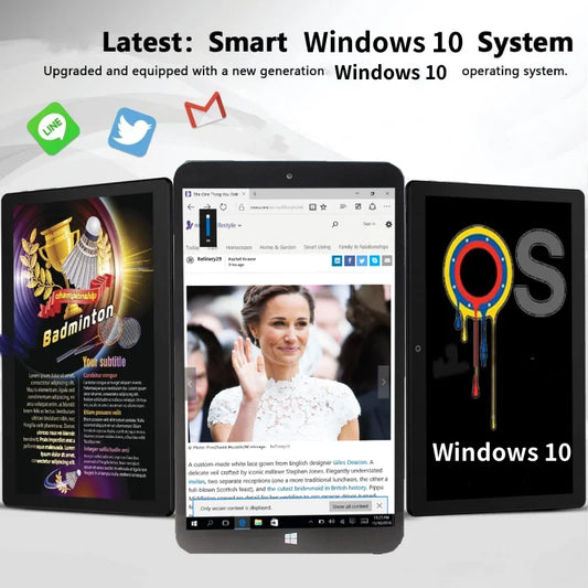 8 INCH AR1 Windows 10 Tablet PC 4GB RAM 64GB ROM 1280*800 Pixel Quad Core Dual Camera build in 4000mAh Battery.