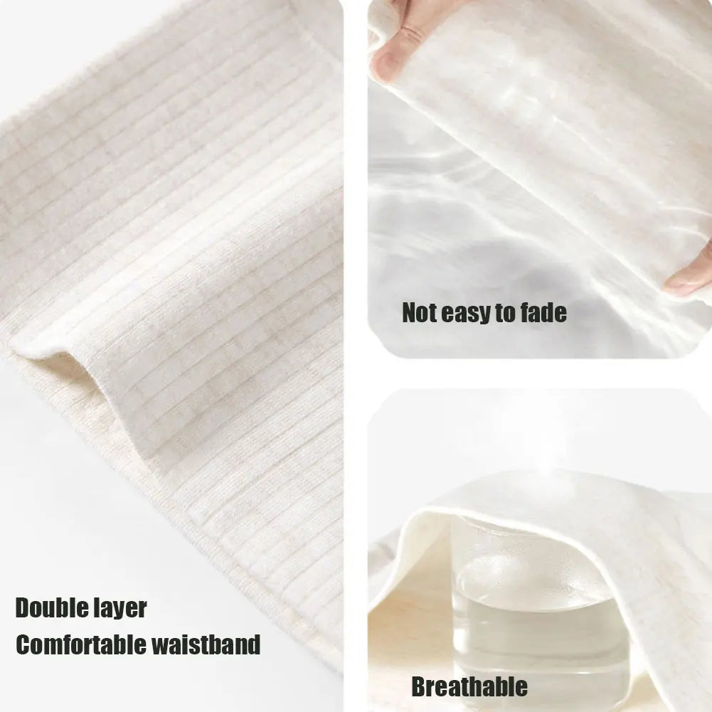 Women's Cotton High Waisted Underwear 5-Pack - Tummy Control Shapewear, Anti Bacterial, Breathable, Seamless Comfort.