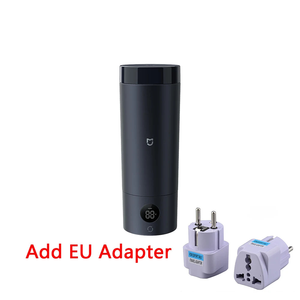 NEW XIAOMI Mijia Portable Electric Kettle 2 Thermos Cup Fast Water Boiler 350ml Smart Temperature Insulated Kettle Travel - CN