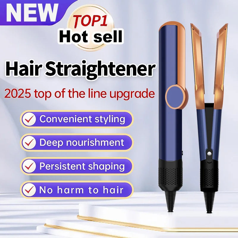 Professional Styling Tool Hair Straightener & Hair Dryer Heat-Up Hair Flat Iron Negative Ion Iron Household Hair Dryer airstrait