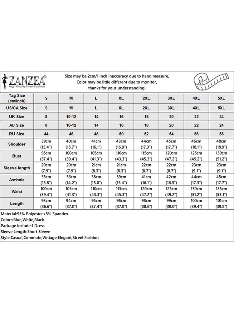 Zanzea lässig solide plissierte Kleid Frauen Sommer Kurzarm knielange Robe 2024 koreanische lose einfache Patchwork Vestido Overs ize