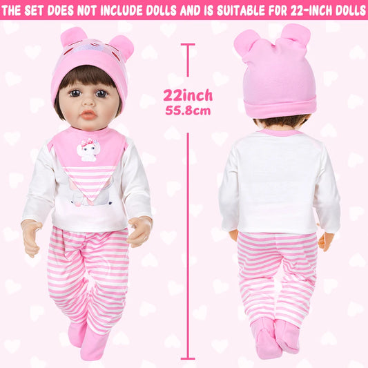 New Doll Clothes For 20-22Inch Baby Doll 50-55cm Reborn Babies Doll Clothes.