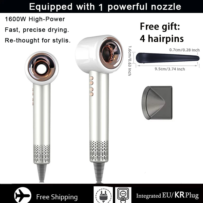 1600W Super Hair Dryer Leafless Hair dryer Personal Hair Care Styling Negative Ion Tool Constant Anion Electric Hair Dryers