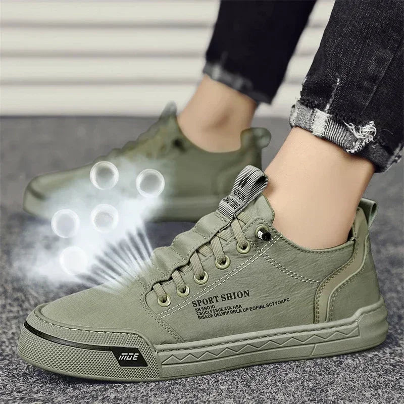 Neue Turnschuhe Leinwand Schuhe für Männer im Angebot Herbst Atmungsaktive Slip auf Männliche Turnschuhe Flache Vulkanisierte Schuhe Eis Seide Tenis Masculino