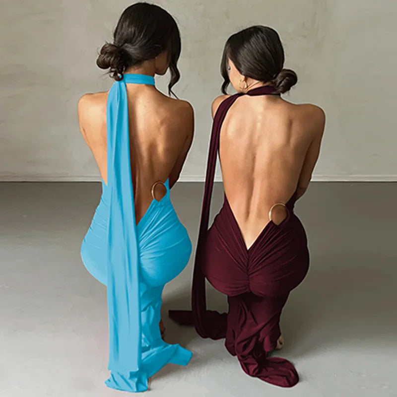 Dulzura Frauen Party Club Abend Streetwear Bodycon Bodycon Weißes Langes Kleid 2024 Sommer Kleidung Großhandel Artikel Für Business