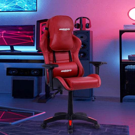 Rosa gaming stuhl für mädchen computer stuhl höhe einstellbar komfortable bürostuhl mit kopfstütze lenden kissen Swivel Stuhl
