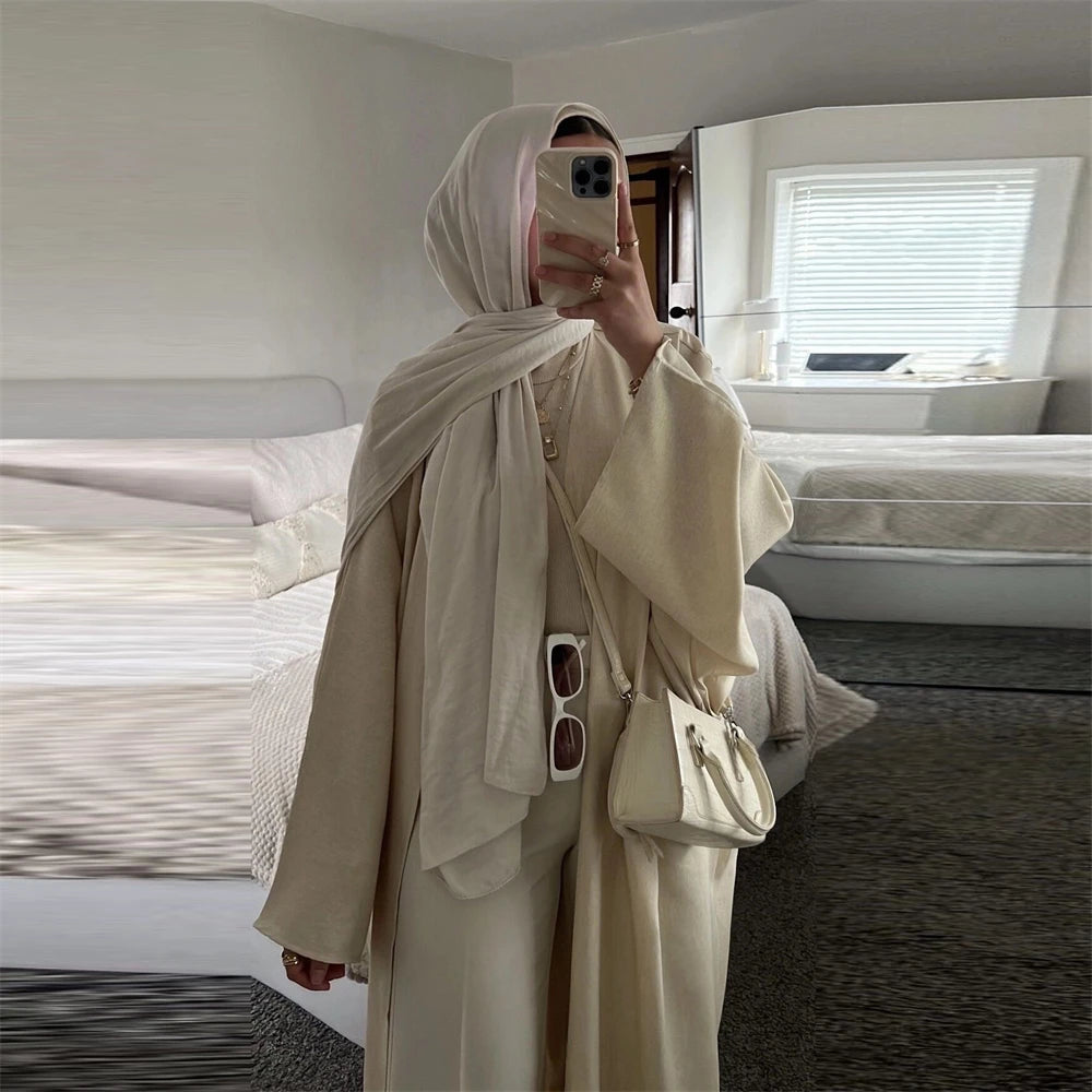 Ähnliche Baumwolle Leinen Batwing Kimono Abaya Dubai Islam Muslimischen Kleid Für Frauen Kebaya Kaftan Robe Musulmane Kaftan Marocain Femme