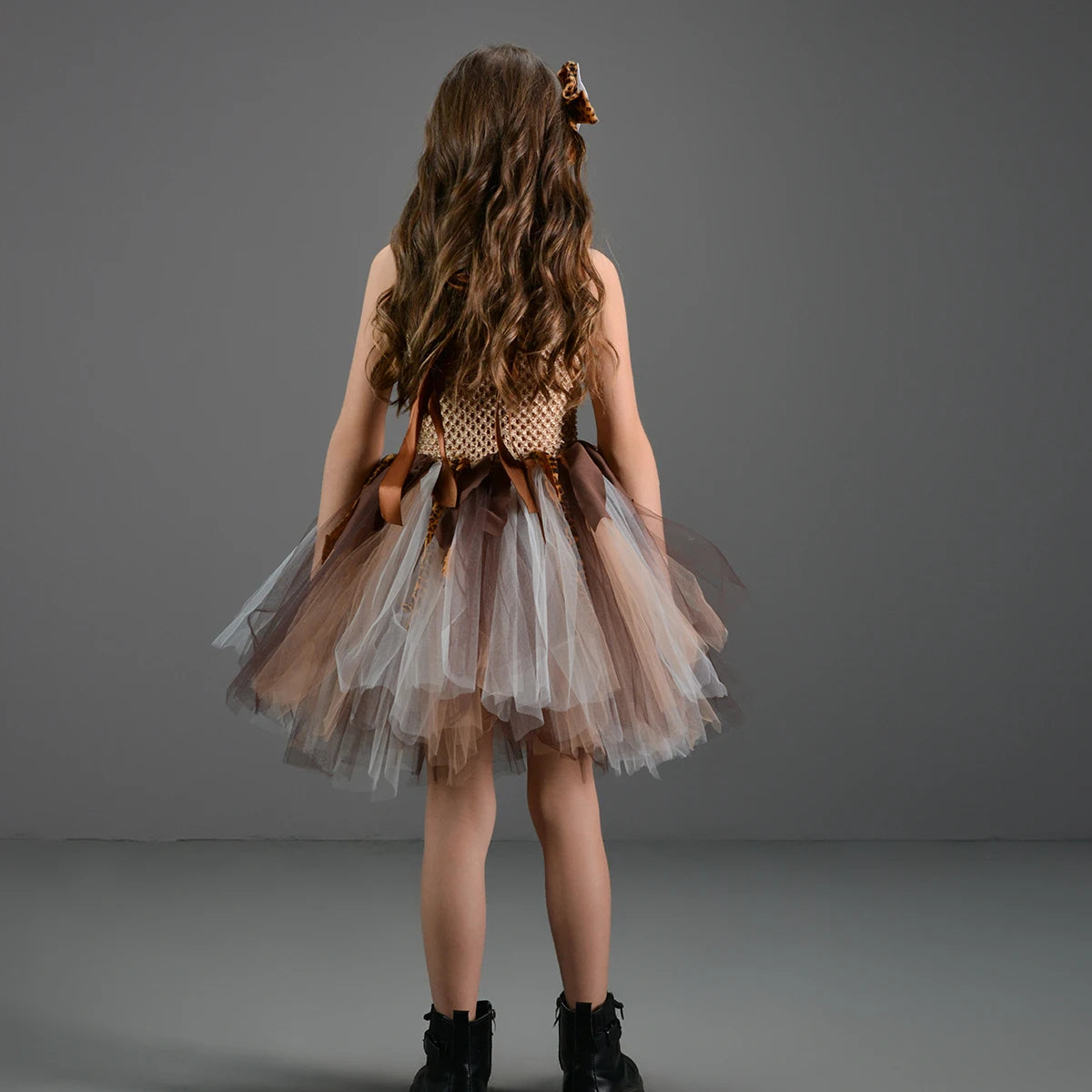 Höhlenmädchen-Kostüm für Kinder, Halloween-Tutu-Kleid, wilder Mann, Baby, Cosplay, Geburtstag, Dschungel, Karneval, Party, Kleider, ausgefallenes Tutus-Outfit
