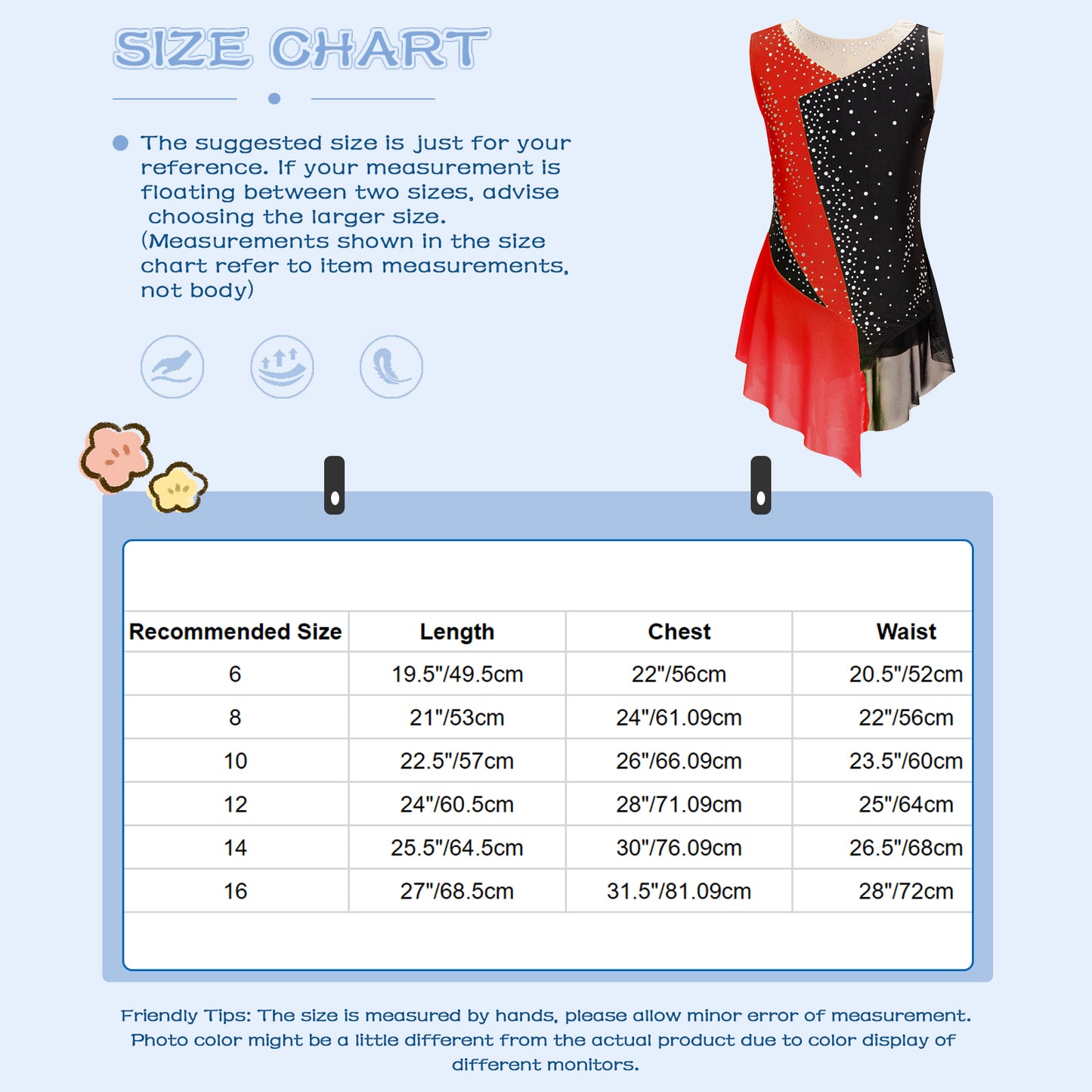 6-16Y Mädchen Ärmelloses Eiskunstlauf Trikot Kleid Ballett Rhythmische Gymnastik Lyrical Dance Body Bühne Leistung Dancewear