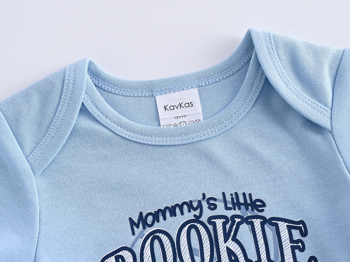 Kavkas 3-teiliger Baby-Body für Jungen und Mädchen, 0–12 Monate, kurzärmelig, Sommer-Baumwollkleidung, Cartoon-Druck, Säuglingskleidung