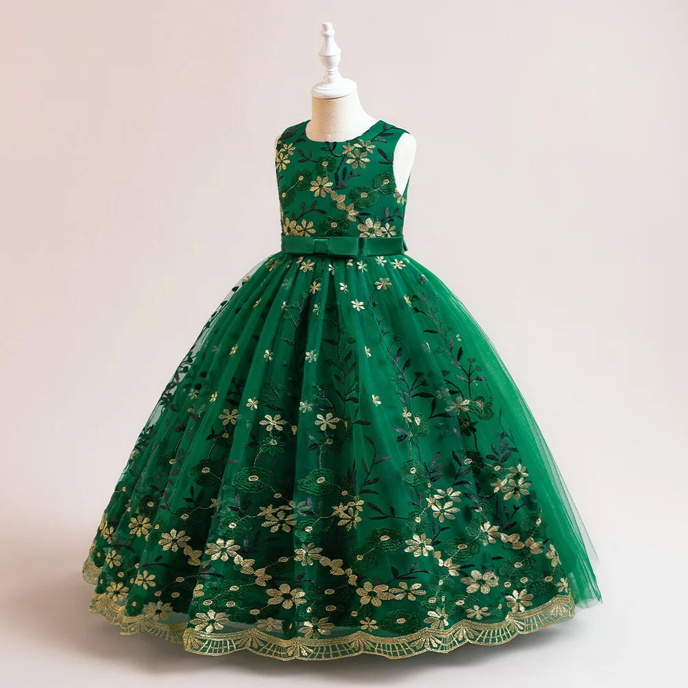 Kinderkleider, luxuriöse Partys, Abendkleid, Stichkleid für Mädchen, Abschlussball, Leistung, Teenager, Prinzessinnenkleider, 14 bis 16 Jahre