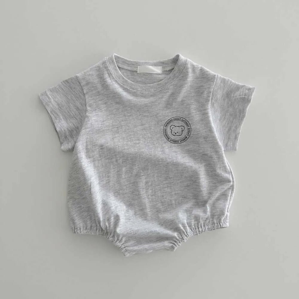 0-2Y Sommer Baby Body Niedlichen Cartoon Gedruckt Einteiliges für Kleinkinder Mädchen und Jungen Baby Kleidung Kleinkind Kurzarm Overall