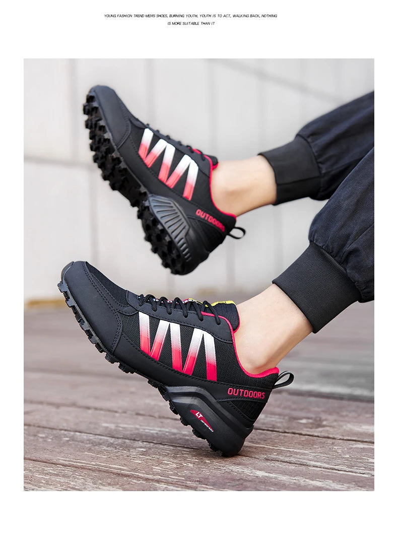 Wasserdicht Männer Wanderschuhe Outdoor Trainer Lace-up Klettern Schuhe Frauen Trekking Turnschuhe Wandern Jagd Taktische Turnschuhe