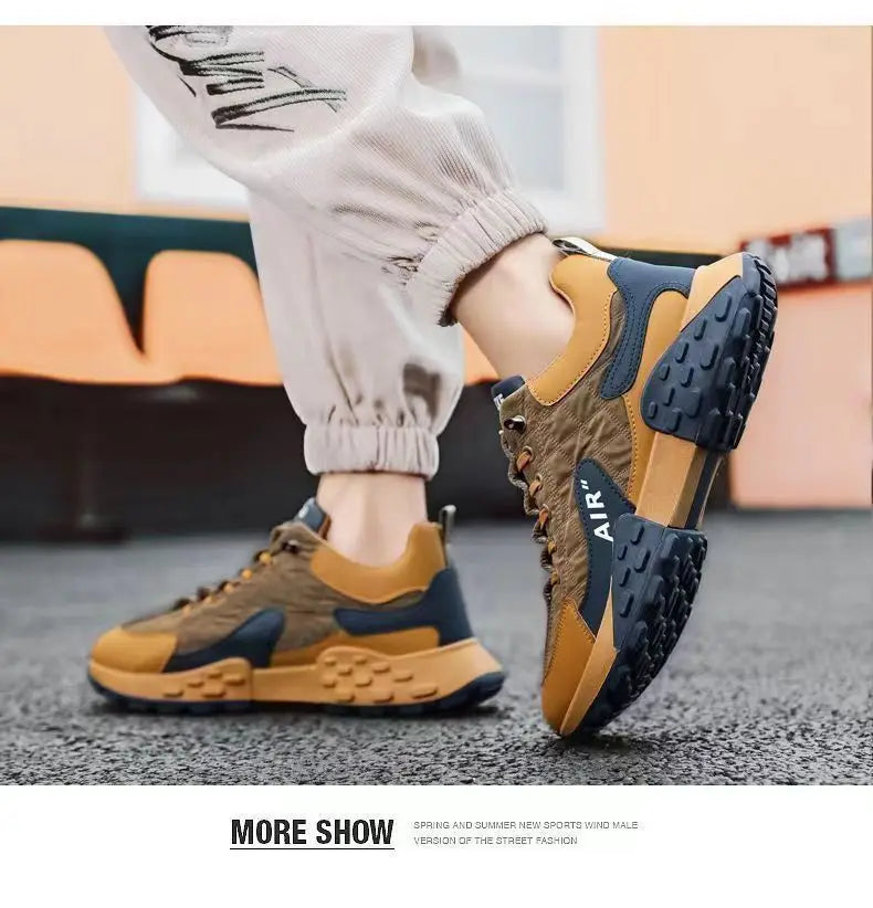 Männer Turnschuhe Plattform Männer Schuhe 2025, Neue Laufschuhe für Männer Luxus Marke Lässig Vulkanisierte Schuhe Bequem Tenis Masculino