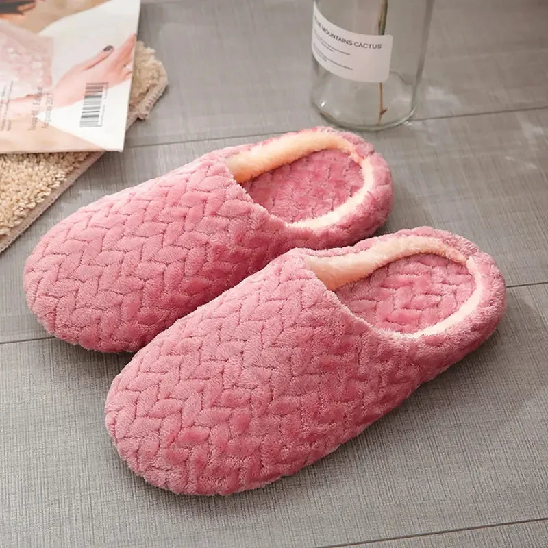 Unisex flauschige Hausschuhe weiche leichte rutsch feste bequeme Innen rutschen für den Herbst Winter