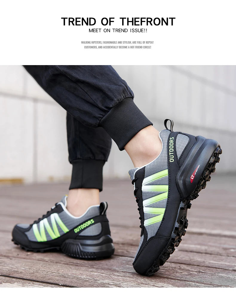 Wasserdicht Männer Wanderschuhe Outdoor Trainer Lace-up Klettern Schuhe Frauen Trekking Turnschuhe Wandern Jagd Taktische Turnschuhe