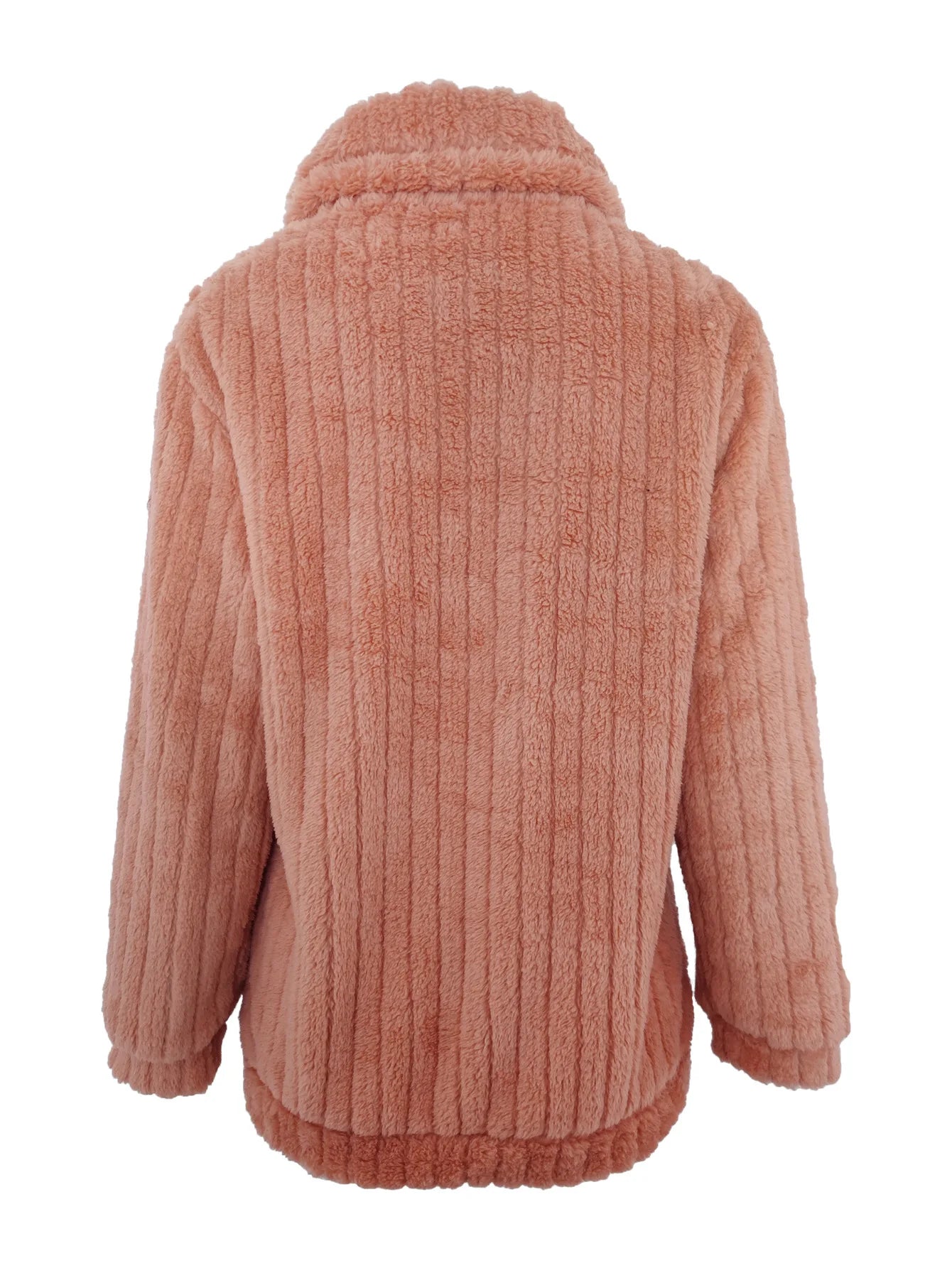 2025, Herbst und Winter, neue Mode, Damenpullover, Mäntel, Übergröße, Fleece-Strickjacke, kurzer Kragen, Tops, Damenbekleidung