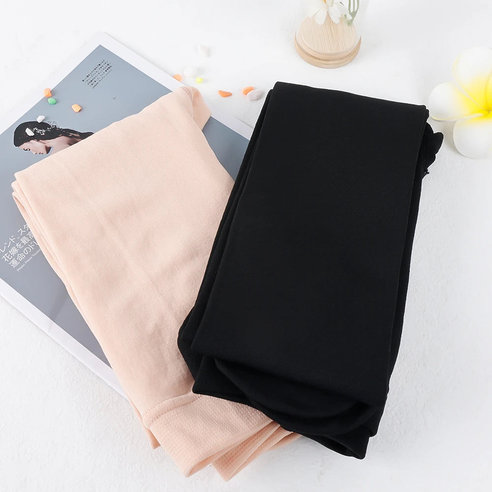 Frauen Winter Verdicken Leggings Warme Hohe Taille Einfarbig Samt für Weibliche Verdickte Samt Strumpfhosen Dehnbare Schwarze Strumpfhosen