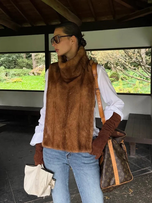 Schwarz Luxus Faux Pelzmantel Frauen Mode Oansatz Langarm Flauschigen Lose Jacke 2025, Winter Dame Verdicken Warme Straße Outwear