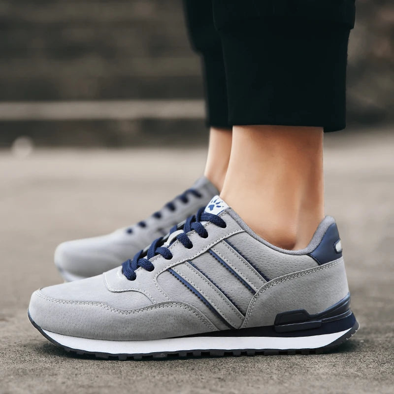 Künstliche Leder Männer Casual Schuhe Männlichen Frühjahr Männer Casual Licht Schuhe Sneakers Lac-up Wohnungen Atmungsaktive Freien Sapato