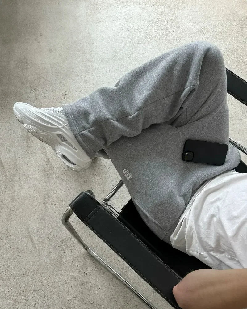 Y2K Retro Gerade Hosen Trainingsanzug Streetwear Hosen Personalisierte Hose Bein Zipper Stickerei Hip Hop Casual Jogger Männer Hosen