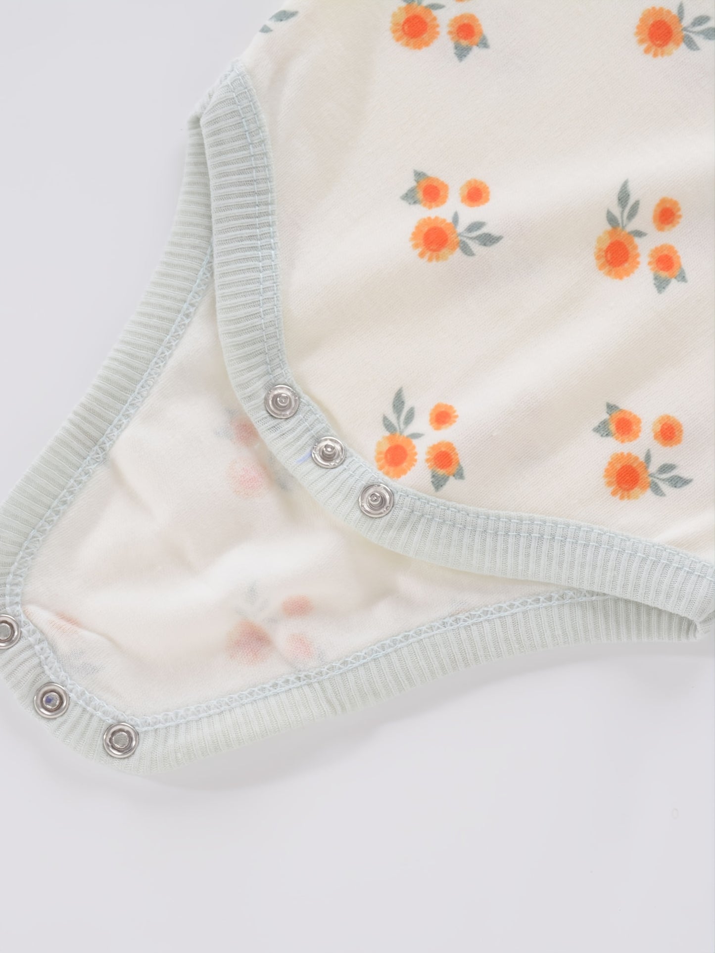 4PCS Neugeborenen Strampler Kurzarm Rundhals Cartoon Tier Blumen Drucken Body Onesies Für Baby Jungen Und Mädchen Kleidung