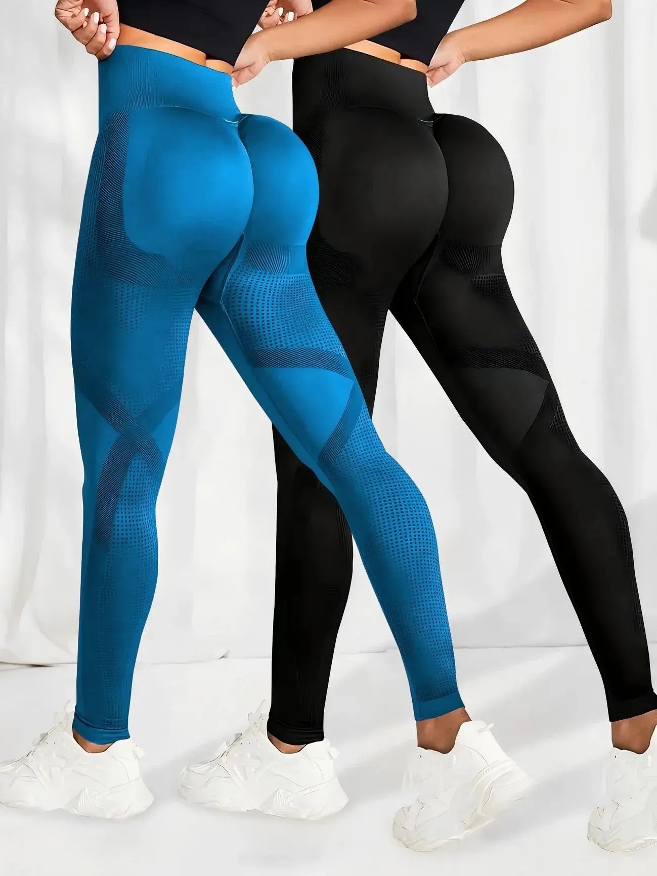 Atmungsaktive Yoga-Leggings mit hoher Taille für Damen, einfarbig, Bauchkontrolle, Sportbekleidung, bequeme Fitness-Studio-Strumpfhose, Activewear