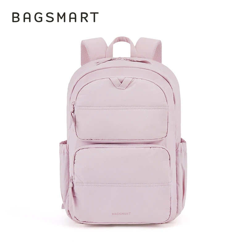 BAGSMART Laptop Backpack Large Capacity Women Casual Travel Bag College School Backpack For Boys Girls.