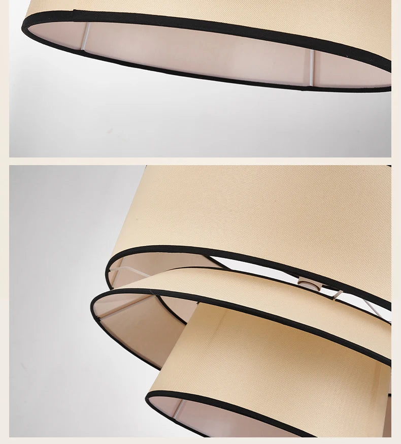 Wabi Sabi Hängende Chadnelier-Leuchte, japanische Stoff-Pendelleuchte für Schlafzimmer, Esszimmer, Küche.