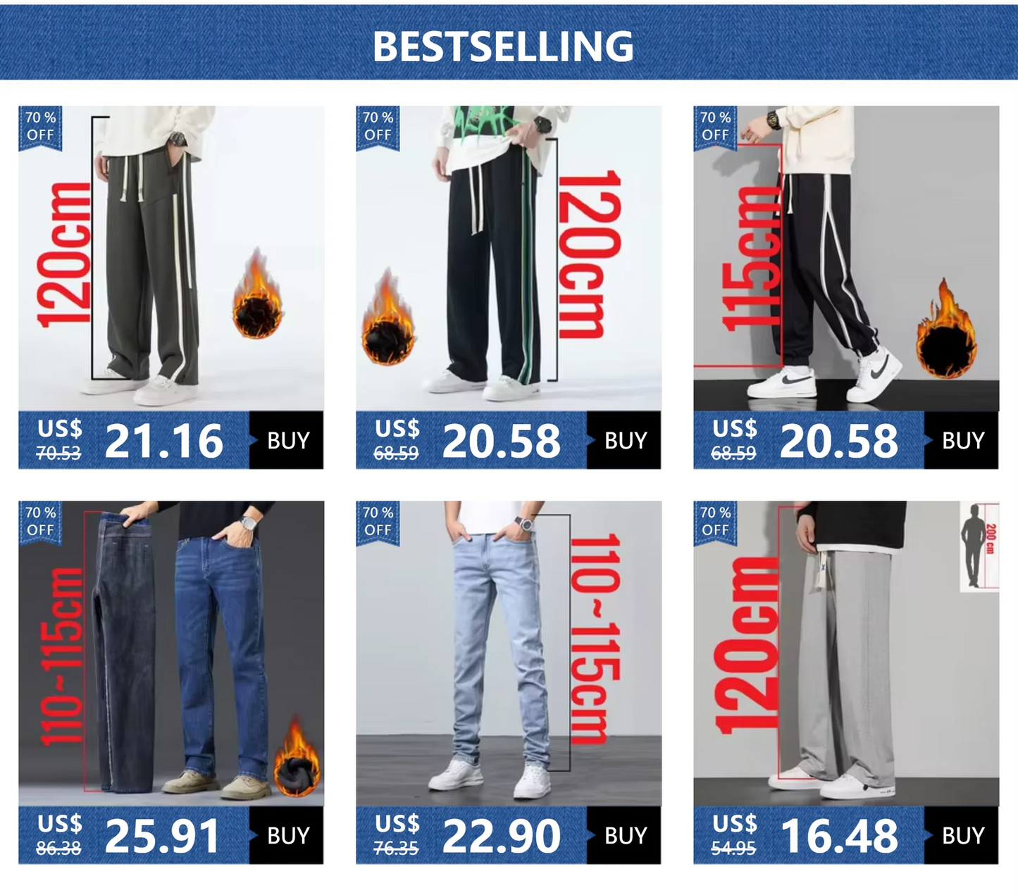 190 cm 200 cm hohe Jeans für Herren, gerade, normale Passform, Denim-Hose, männlich, Teeneeger, Stretch, extra lang, Länge 110, 115 cm, 120 cm, verlängert