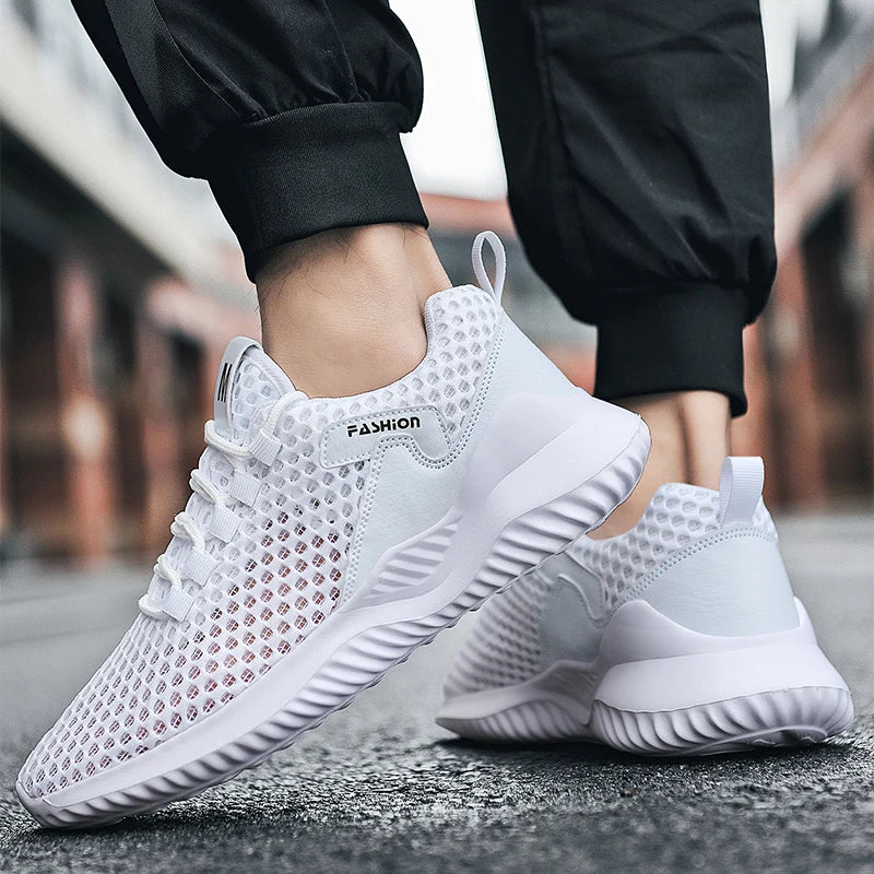 Sommer Tennis Casual Mesh Schuhe Atmungsaktive Hohl training fitness Plattform Weichen Boden Läuft Leichte Vulkanisierte Schuhe