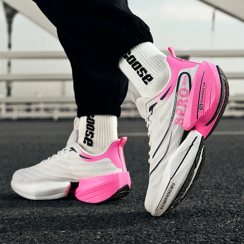 Neue männer Turnschuhe Hohe Qualität Carbon Platte Laufschuhe Stilvolle Atmungsaktive Casual Sportschuhe Männliche Trainer Tennis Schuhe
