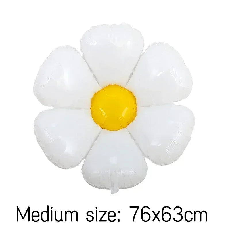 10/1PCS Weiß Gänseblümchen Blume Ballon Multi Größe Sonnenblumen Folie Ballons Helium Ball Kinder Geburtstag Party Baby Dusche dekoration.